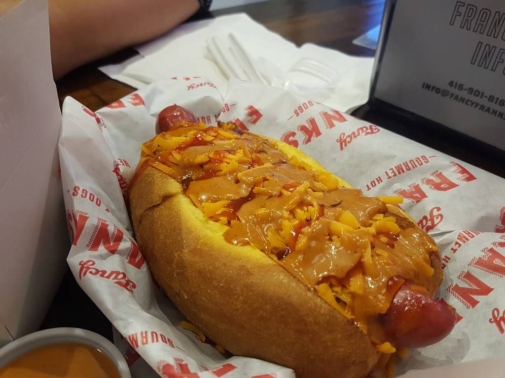 Fancy Franks Gourmet Hot Dogs | restaurant | 484 Parliament St, Toronto, ON M4X 1P2, Canada | 6473503647 OR +1 647-350-3647