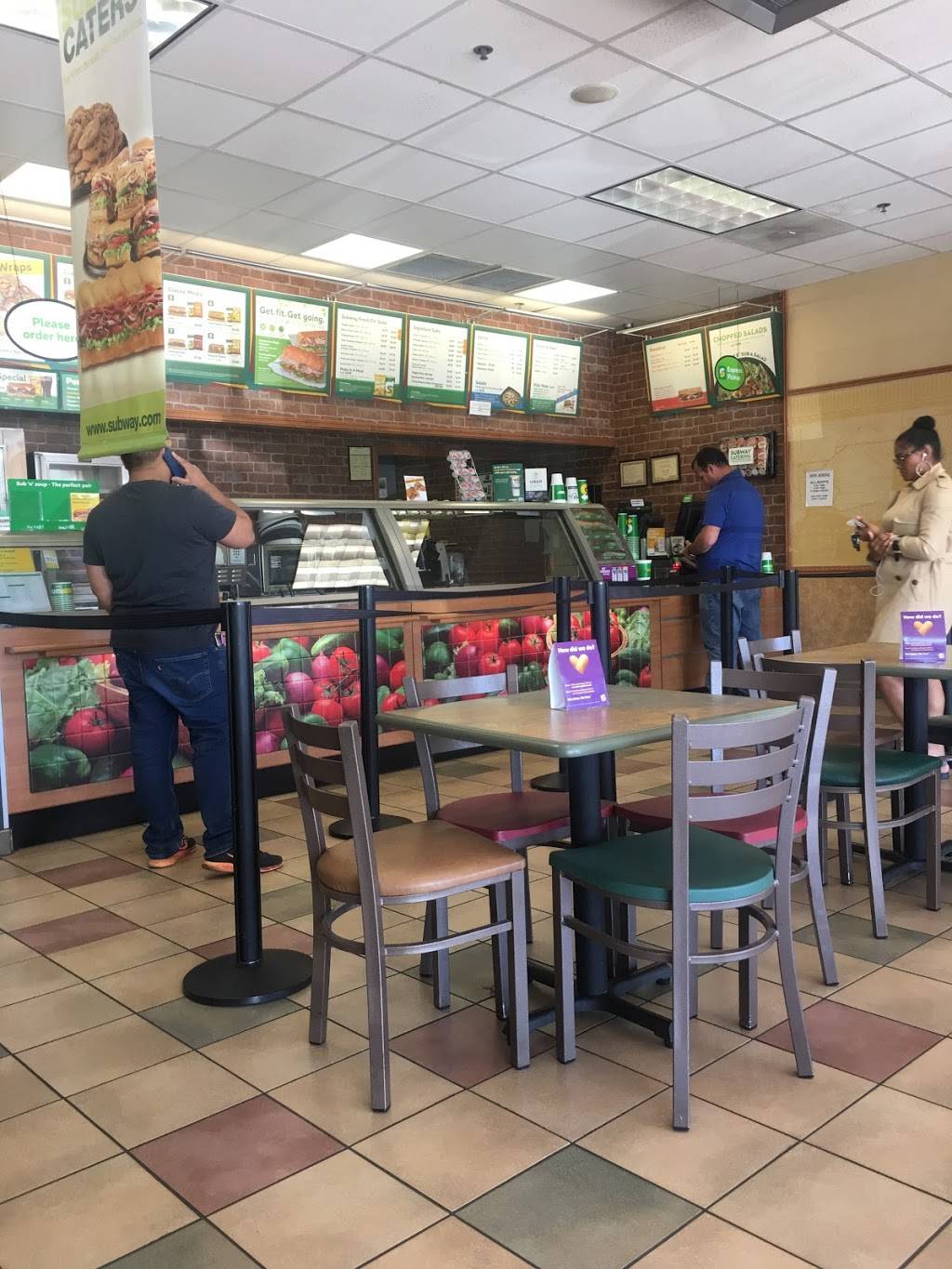 Subway Restaurants | restaurant | Cool Springs Crossing, 1735 Galleria Blvd Suite 1060, Franklin, TN 37064, USA | 6157717776 OR +1 615-771-7776