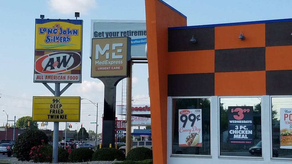 A&w All-American Food | restaurant | 3110 Wheeling Ave, Muncie, IN 47303, USA | 7657470557 OR +1 765-747-0557