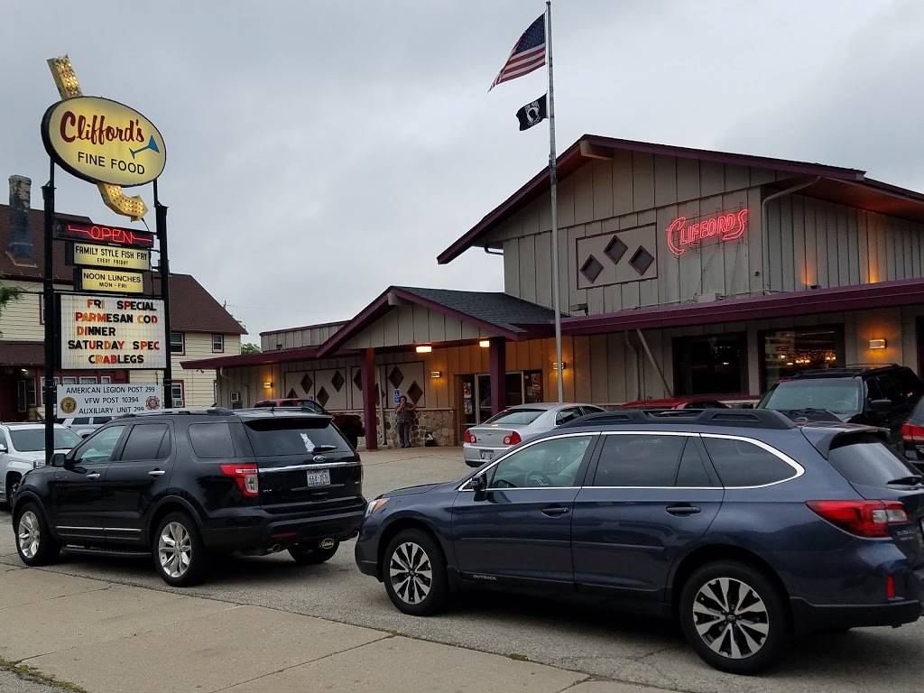 Cliffords Supper Club | restaurant | 10418 W Forest Home Ave, Hales Corners, WI 53130, USA | 4144256226 OR +1 414-425-6226