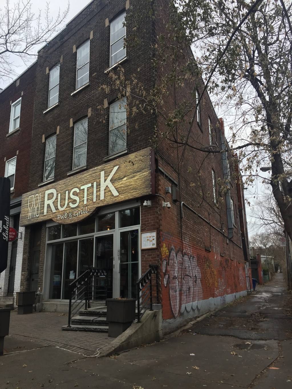 Rustik Pub & Grill | restaurant | 5617 Rue Sherbrooke Ouest, Montréal, QC H4A 1W4, Canada | 5144880711 OR +1 514-488-0711