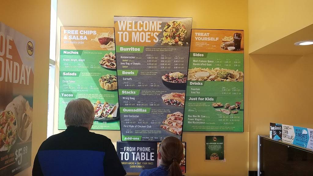 Moes Southwest Grill | restaurant | 1300 Boston Rd, Springfield, MA 01119, USA | 4133631397 OR +1 413-363-1397