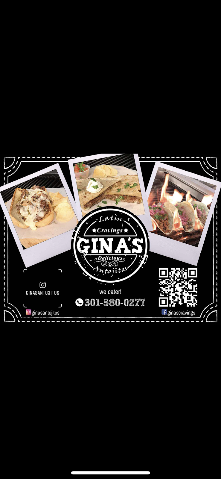 Gina’s Antojitos Food Truck | restaurant | 16509 National Pike, Hagerstown, MD 21740, USA | 3015800277 OR +1 301-580-0277