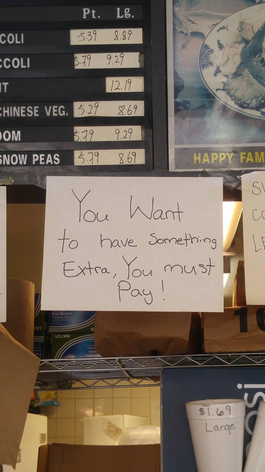 Happy Family | restaurant | 6341 Old Warwick Rd, Richmond, VA 23224, USA | 8046753222 OR +1 804-675-3222