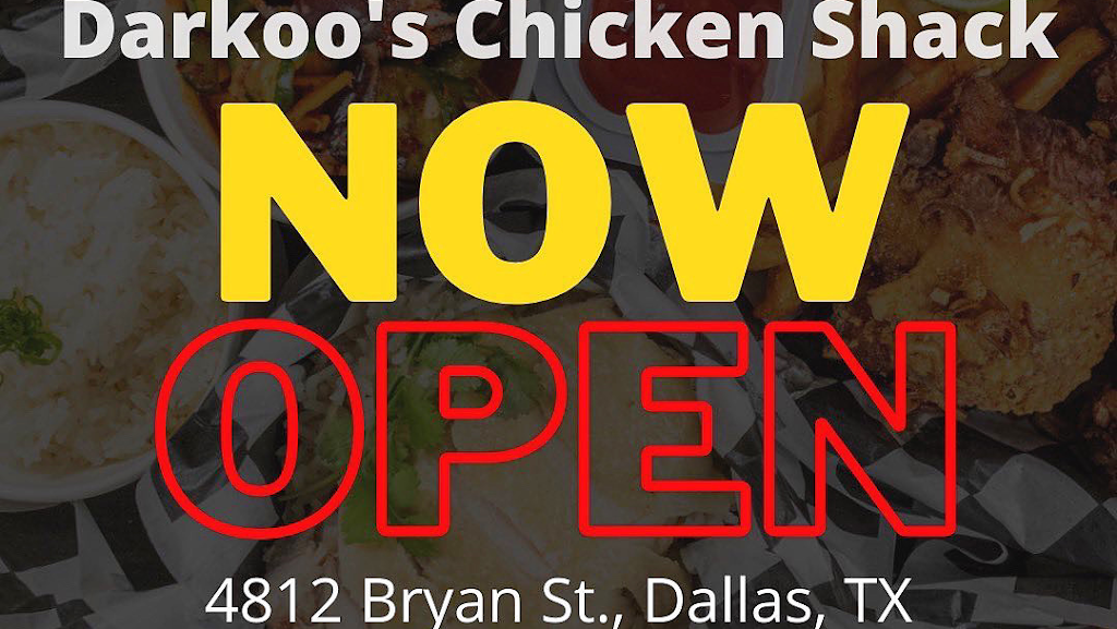 Darkoo’s Chicken Shack | restaurant | 4812 Bryan St, Dallas, TX 75204, USA | 9728033373 OR +1 972-803-3373