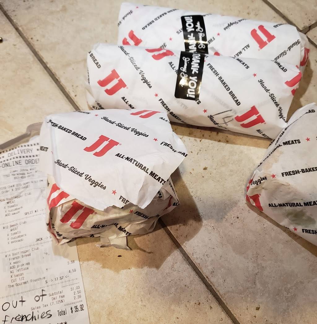 Jimmy Johns | meal delivery | 7750 Harkness Ave S, Cottage Grove, MN 55016, USA | 6514590010 OR +1 651-459-0010