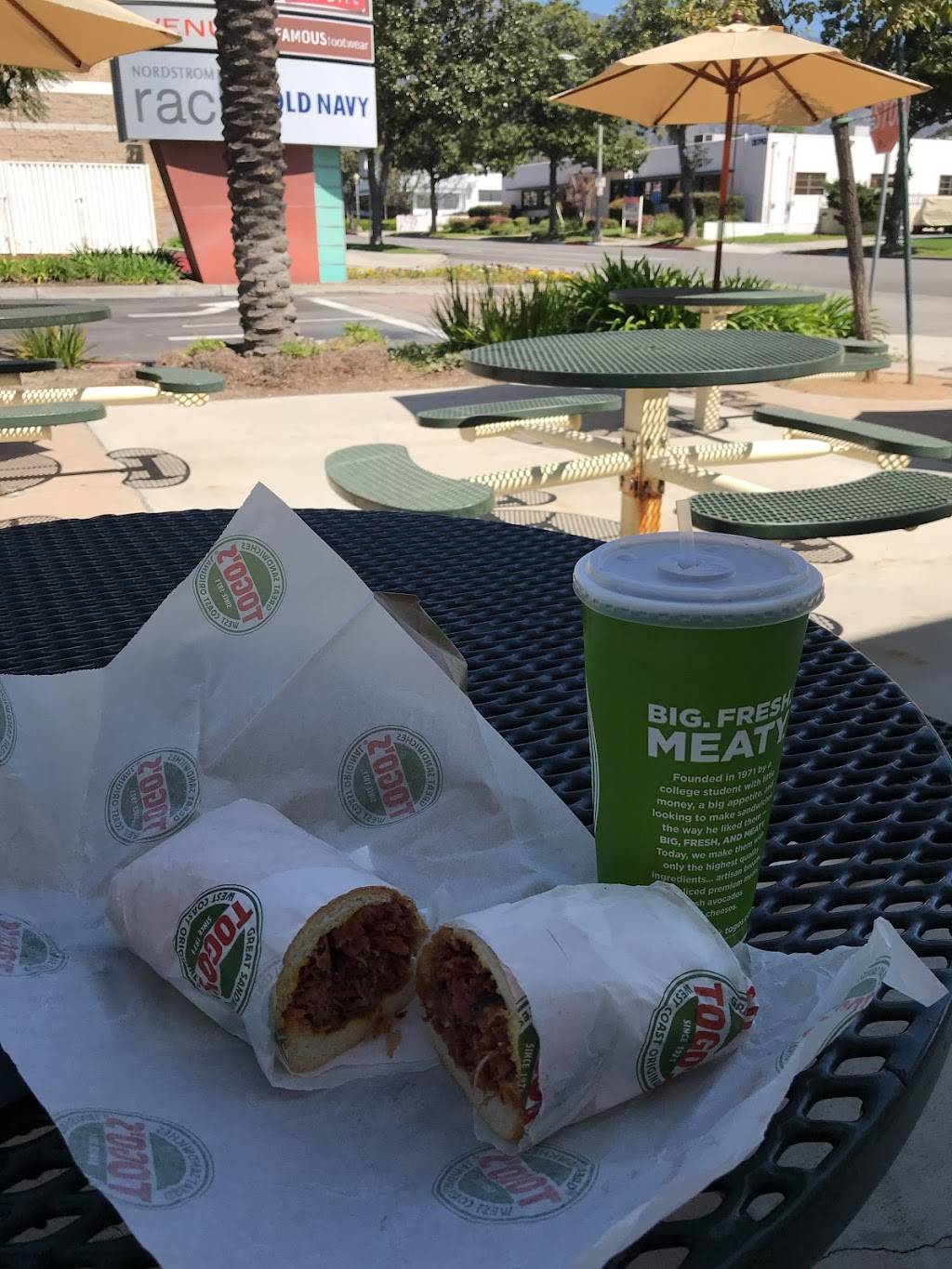 TOGOS Sandwiches | meal takeaway | 3405 E. Foothill Blvd Hastings Village, Pasadena, CA 91107, USA | 6263514288 OR +1 626-351-4288