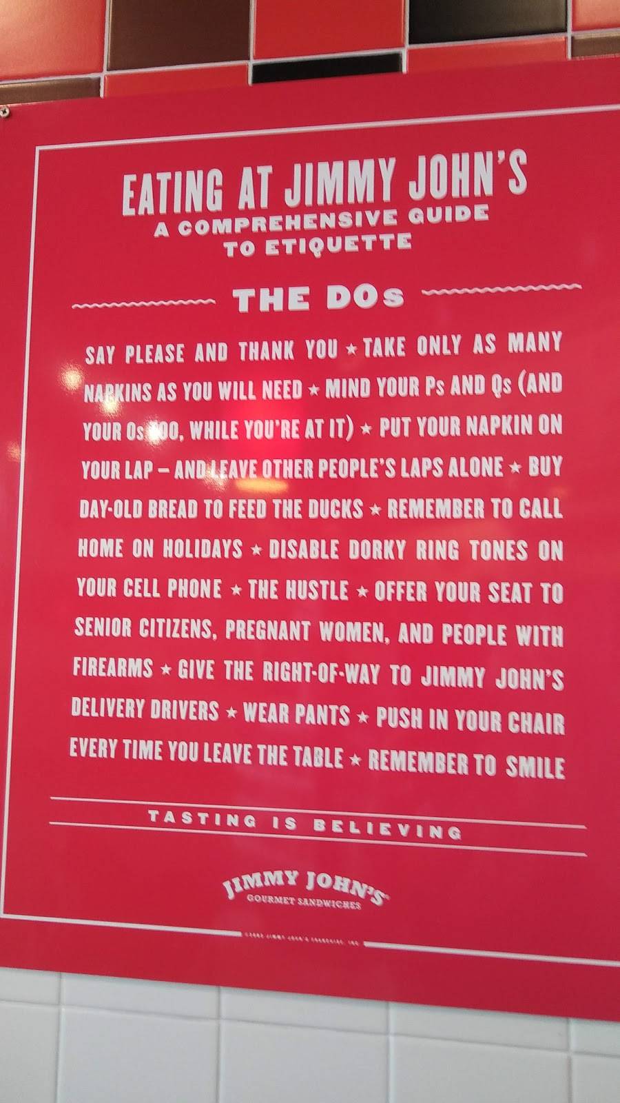 Jimmy Johns | meal delivery | 1410 66th St N, St. Petersburg, FL 33710, USA | 7273440100 OR +1 727-344-0100