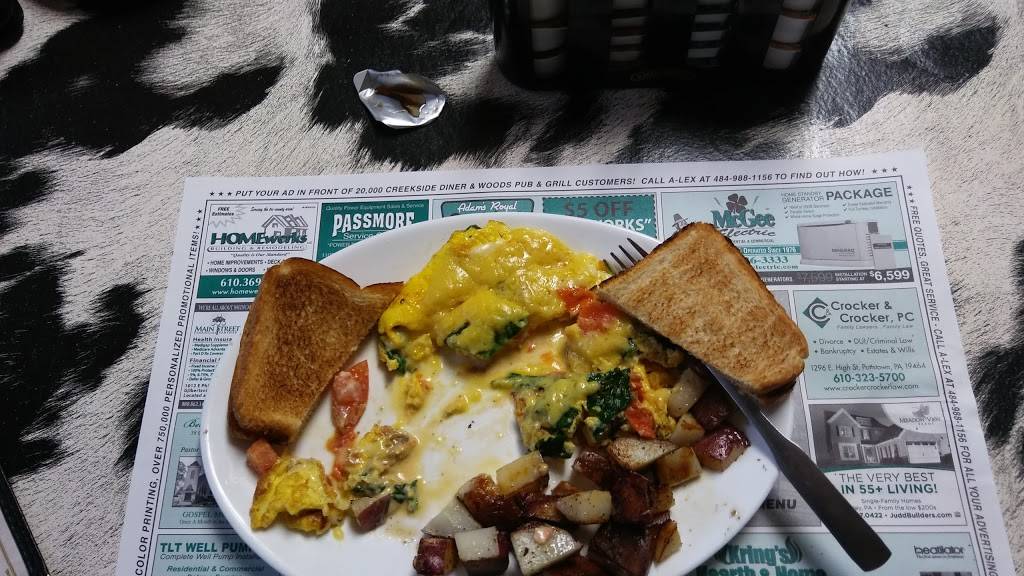 Creekside Pleasantville Diner | restaurant | 2644 W Philadelphia Ave, Oley, PA 19547, USA | 6106894300 OR +1 610-689-4300
