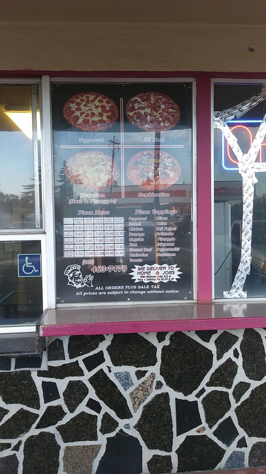 Sams Pizza | restaurant | 3801 E Main St, Stockton, CA 95215, USA | 2094637470 OR +1 209-463-7470