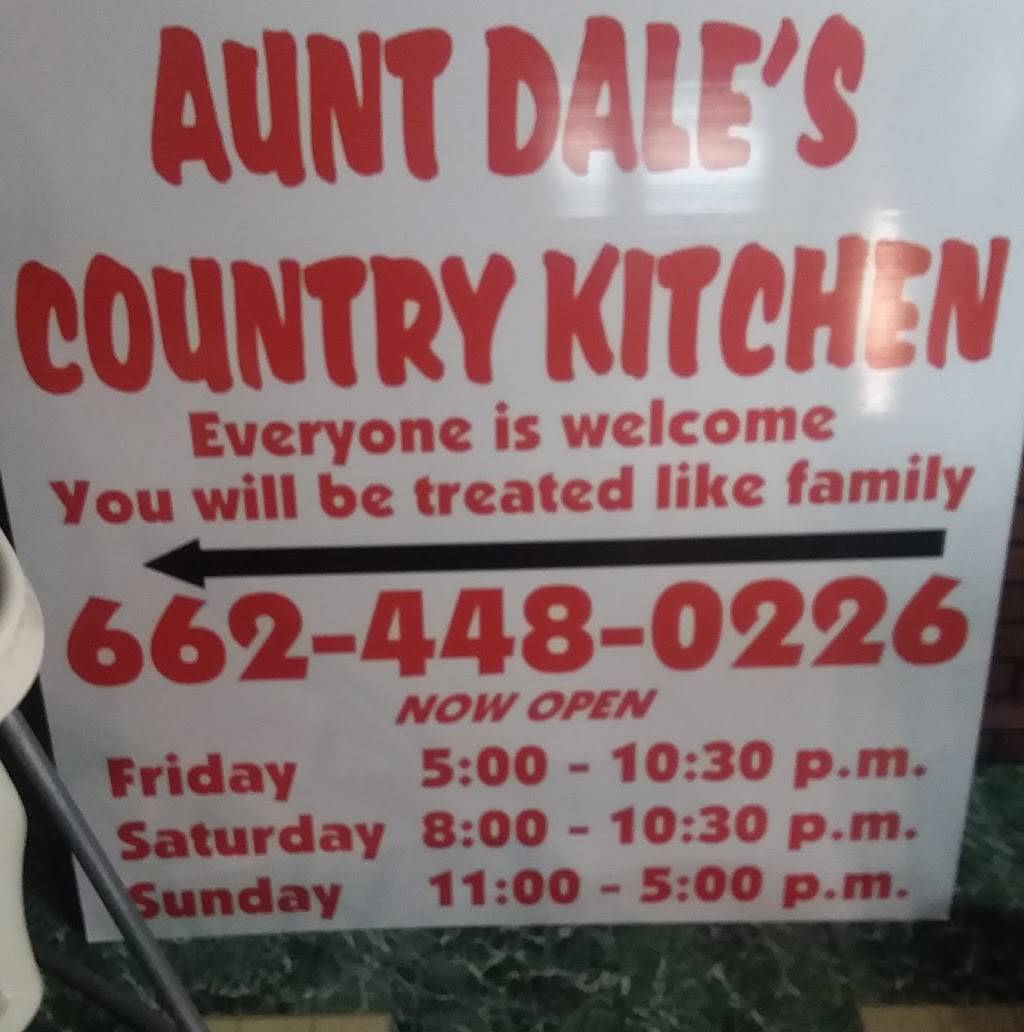Aunt Dales Country Kitchen | restaurant | 179 Co Rd 308, New Houlka, MS 38850, USA | 6624480226 OR +1 662-448-0226