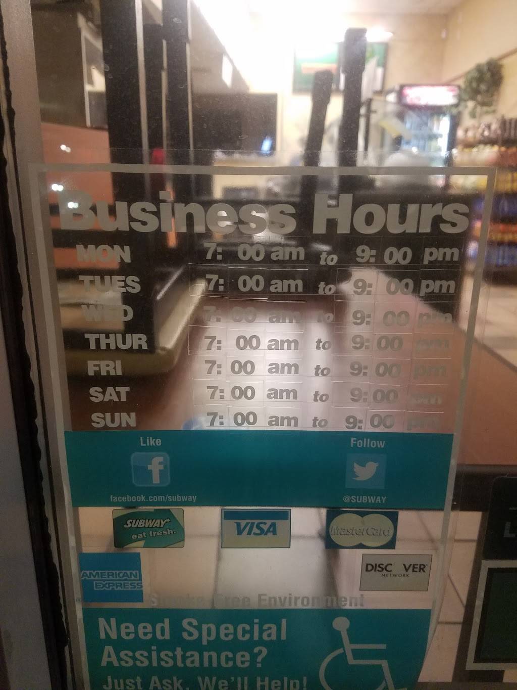 Subway Restaurants | restaurant | 13435 Washington Blvd, Marina Del Rey, CA 90292, USA | 3105785347 OR +1 310-578-5347