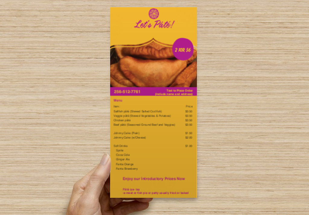 Let’s Pâté! | restaurant | 5001 Adventist Blvd NW, Huntsville, AL 35816, USA | 2565127761 OR +1 256-512-7761