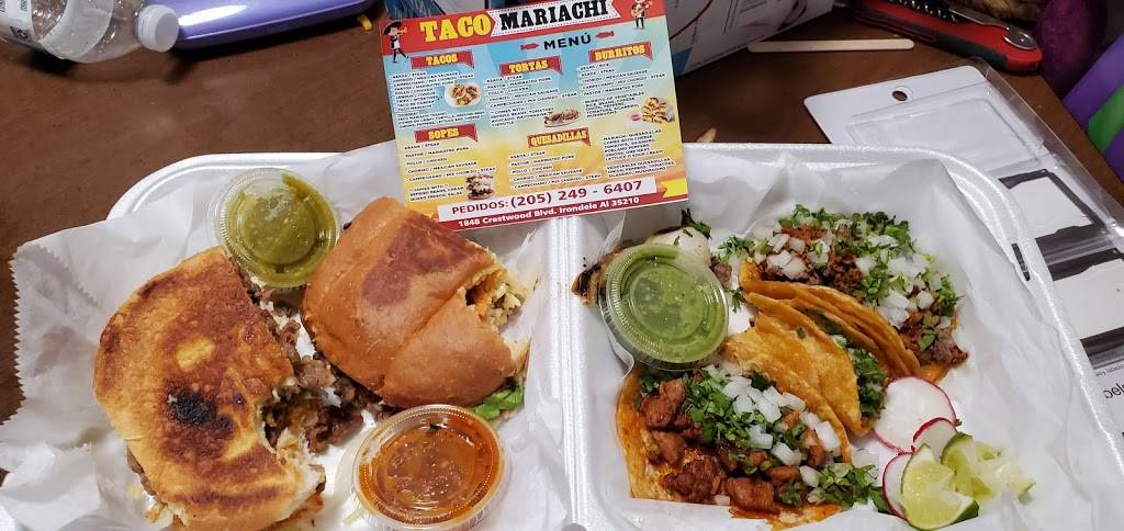 Taco Mariachi | restaurant | 1848 Crestwood Blvd, Irondale, AL 35210, USA | 2052496407 OR +1 205-249-6407