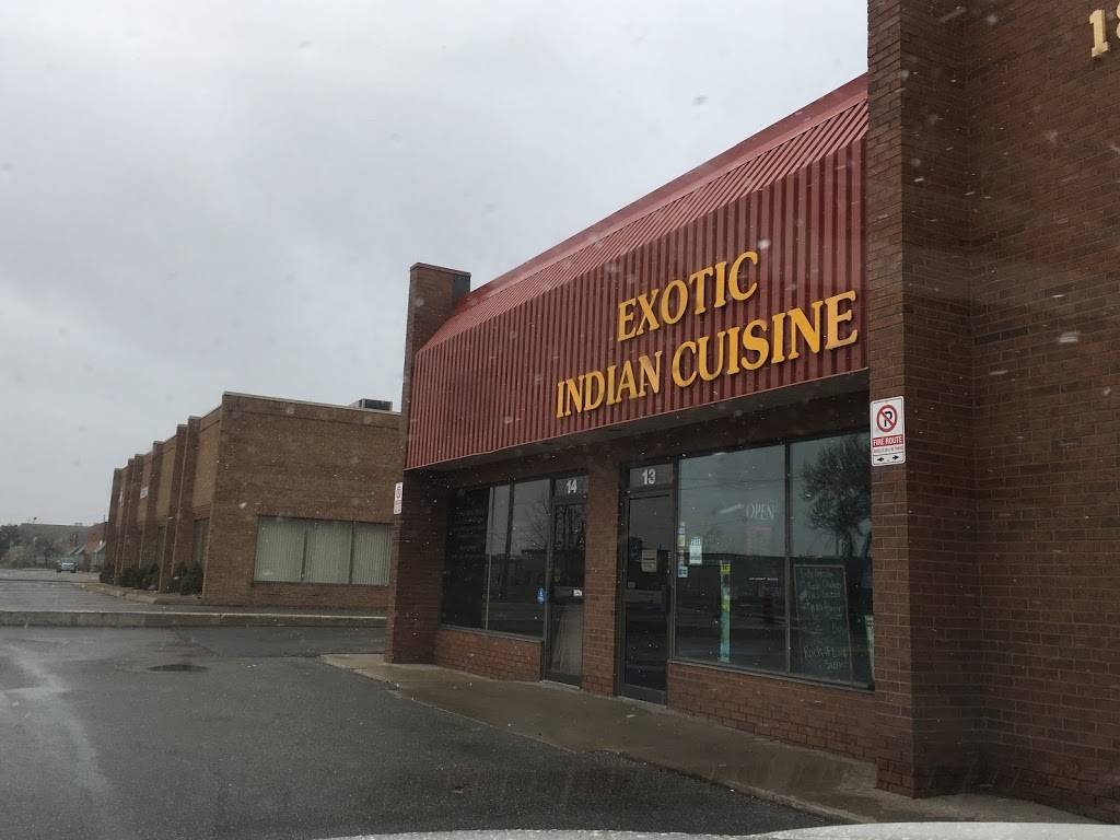 Exotic Indian Cuisine | restaurant | 1850 Albion Rd #13, Etobicoke, ON M9W 5T2, Canada | 4167984449 OR +1 416-798-4449