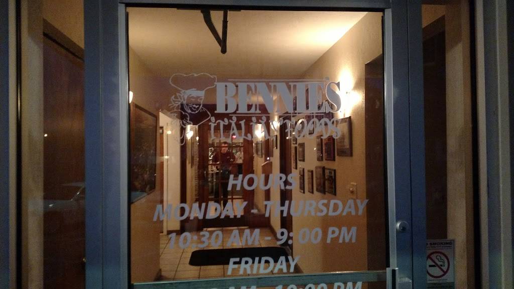 Bennies Italian Foods | restaurant | 309 N Market St, Marion, IL 62959, USA | 6189976736 OR +1 618-997-6736