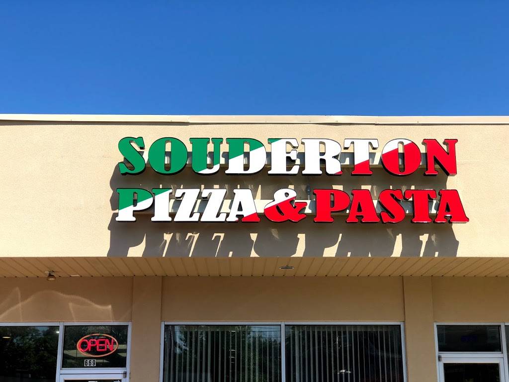 Souderton Pizza and Pasta | meal delivery | 669 E Broad St, Souderton, PA 18964, USA | 2157236400 OR +1 215-723-6400