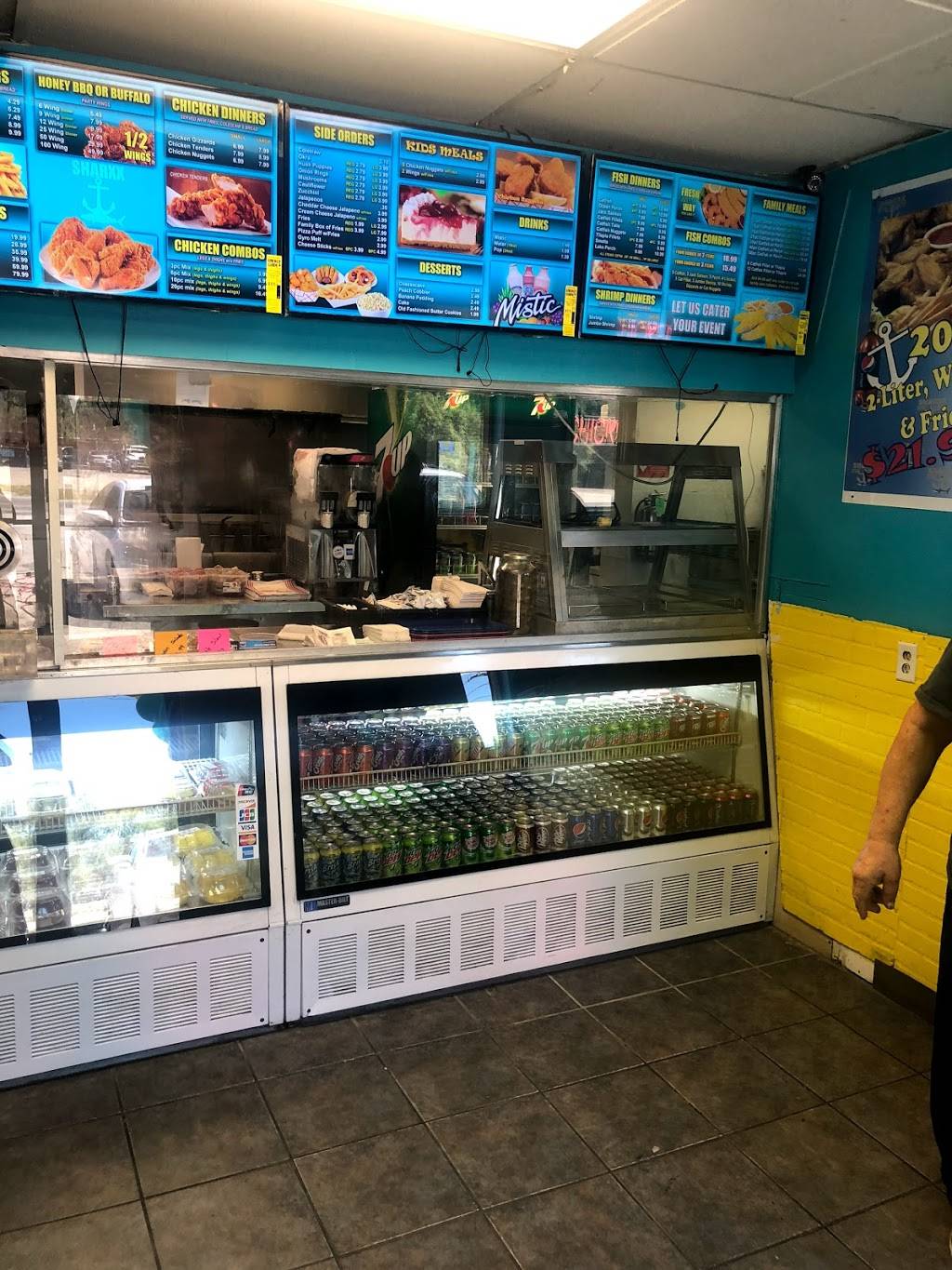 Sharxx - fish & chicken | restaurant | 2099 Clark Rd, Gary, IN 46404, USA | 2198063155 OR +1 219-806-3155