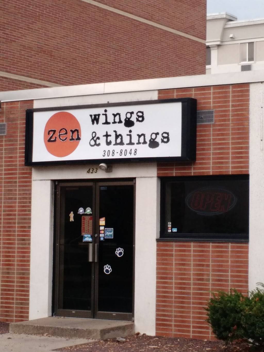 Zen Wings and Things | restaurant | 433 E Beaver Ave, State College, PA 16801, USA | 8143088048 OR +1 814-308-8048