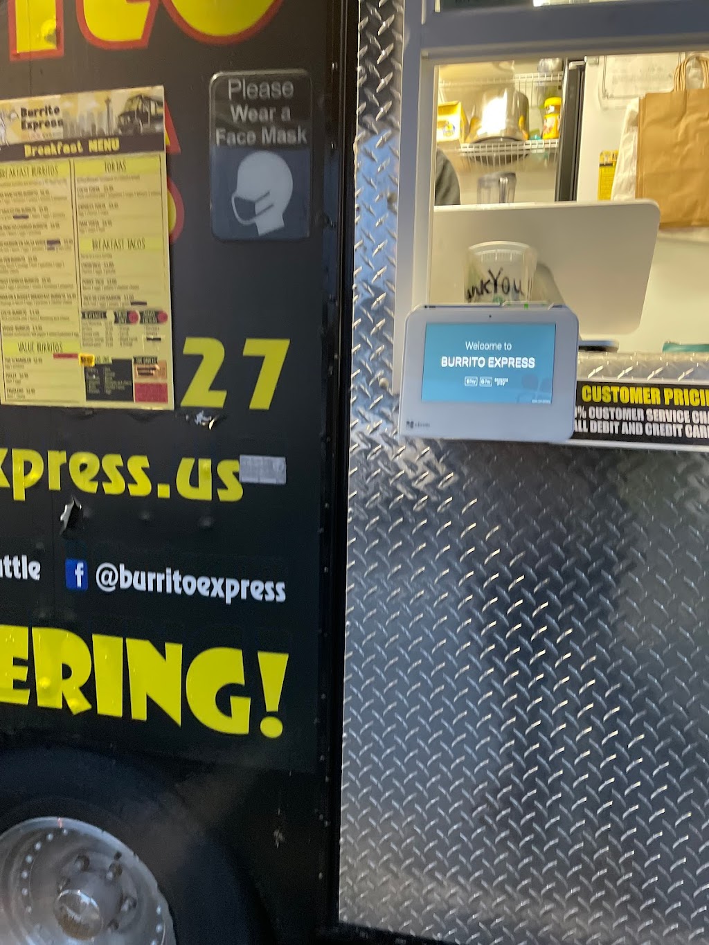 Burrito Express | restaurant | 1252 S Cloverdale St, Seattle, WA 98108, USA | 2068514027 OR +1 206-851-4027