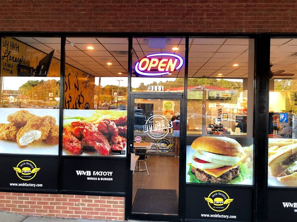 WnB wings and burgers | restaurant | 3111 GA-5, Douglasville, GA 30135, USA | 4707557255 OR +1 470-755-7255