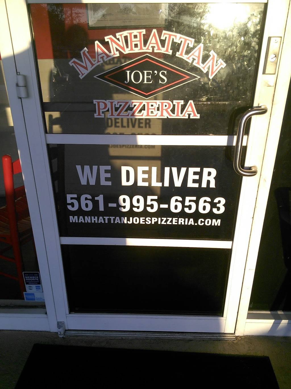 Manhattan Joes Pizzeria | meal delivery | 5030 Champion Blvd, Boca Raton, FL 33496, USA | 5619956563 OR +1 561-995-6563