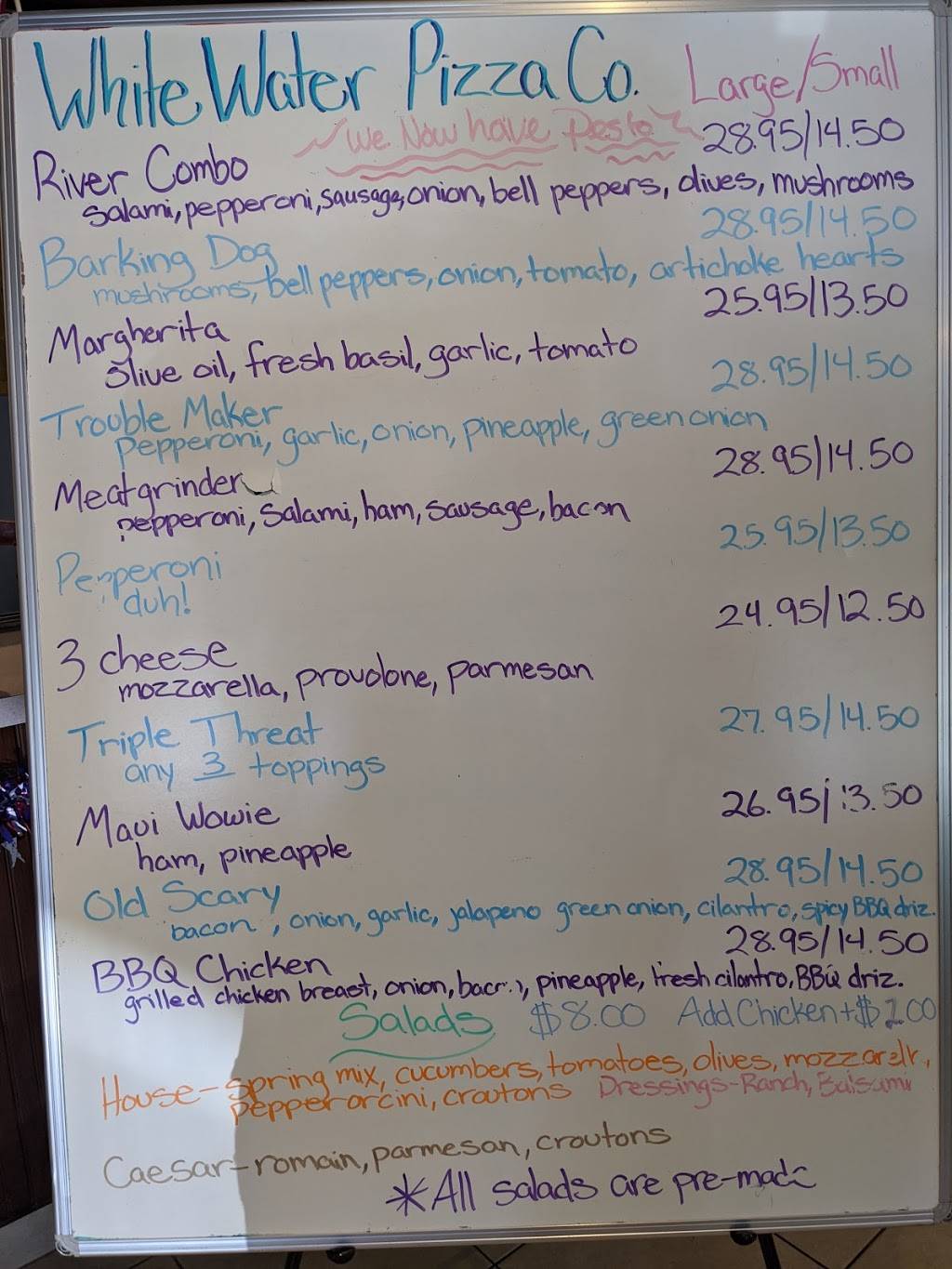 Whitewater Pizza Company | restaurant | 7310 CA-49, Lotus, CA 95651, USA | 5304574992 OR +1 530-457-4992