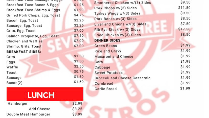 713 Bistros | restaurant | 7506 Martin Luther King Blvd, Houston, TX 77033, USA | 7135851424 OR +1 713-585-1424