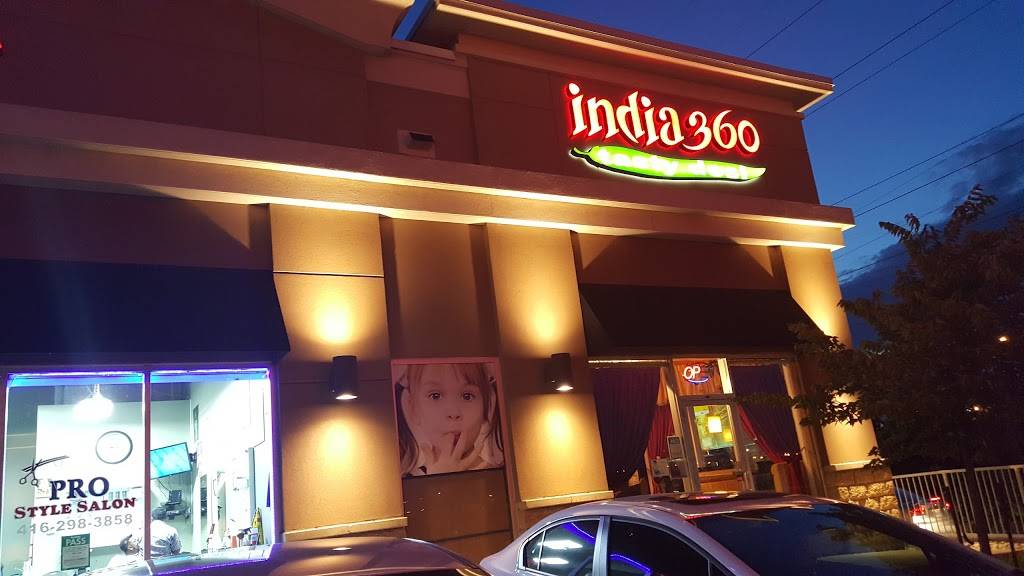 India 360 | restaurant | 2761 Markham Rd, Scarborough, ON M1X 0A4, Canada | 4167923001 OR +1 416-792-3001