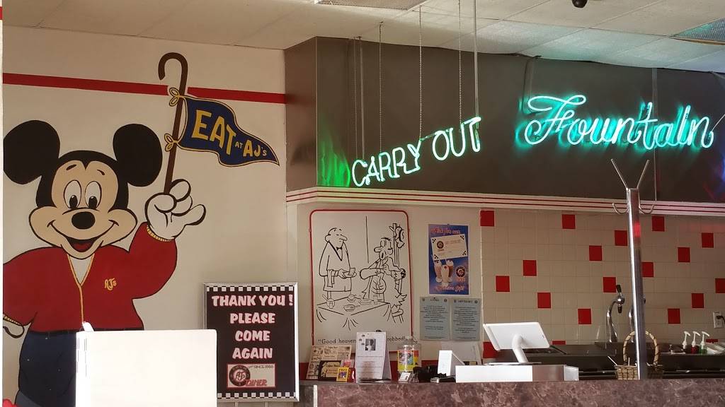 AJs Diner | restaurant | 7102 N Mesa St, El Paso, TX 79912, USA | 9155842514 OR +1 915-584-2514