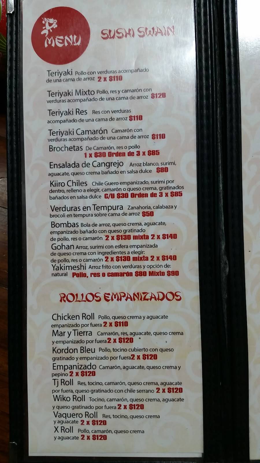 Sushi Swain | restaurant | Av. Miraflores 6436, El Rubi, 22626 Tijuana, B.C., Mexico | 016643794773 OR +52 664 379 4773