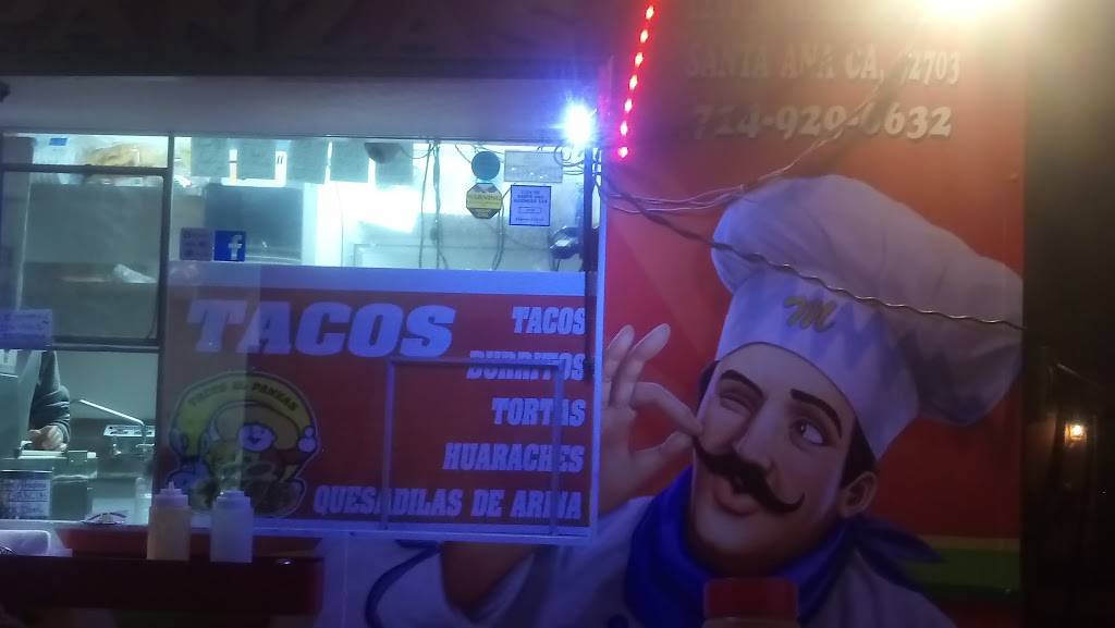 Tacos El Panzas | restaurant | 5160 W Lehnhardt Ave, Santa Ana, CA 92704, USA | 7149296632 OR +1 714-929-6632