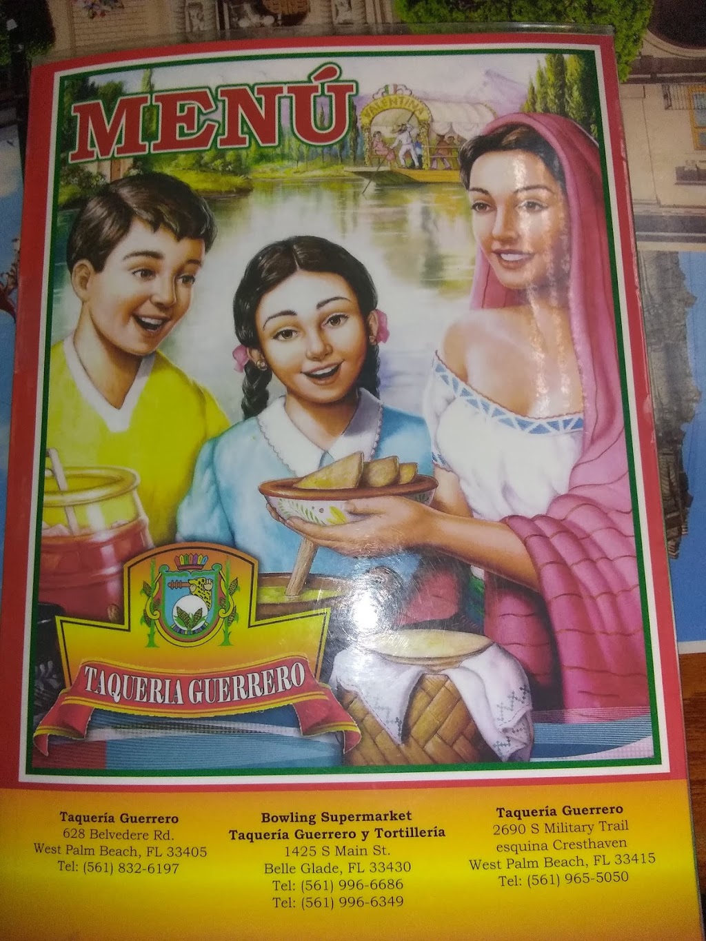 Taqueria Guerrero & Tortilleria | restaurant | 1425 S Main St, Belle Glade, FL 33430, USA | 5619966686 OR +1 561-996-6686