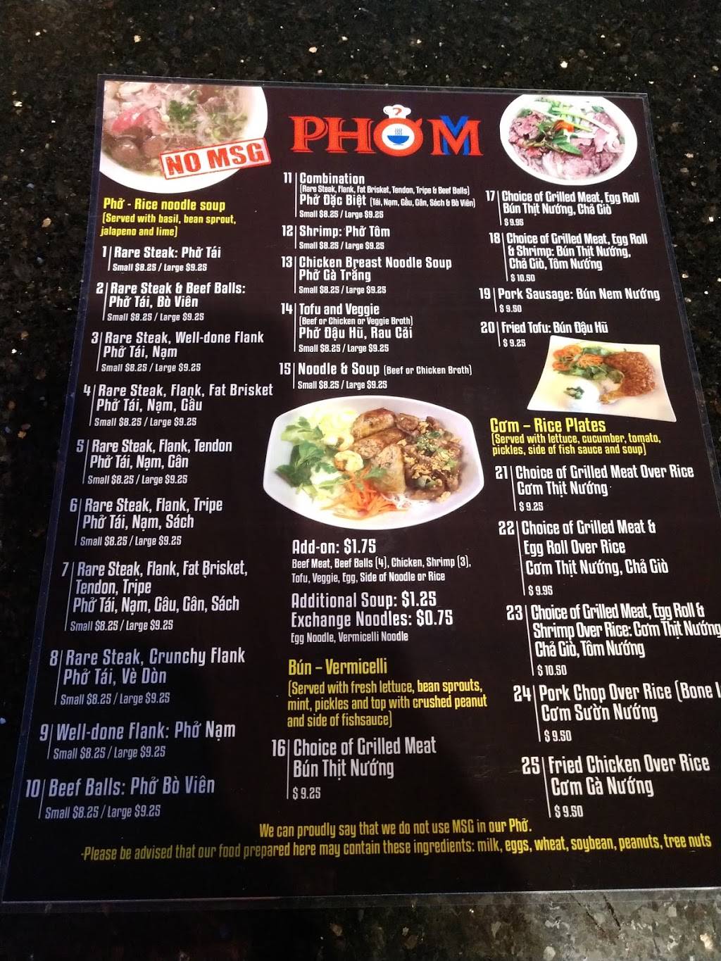 Phở M - Authentic Vietnamese Cuisine | restaurant | 1010 Riley St #1, Folsom, CA 95630, USA | 9167908289 OR +1 916-790-8289