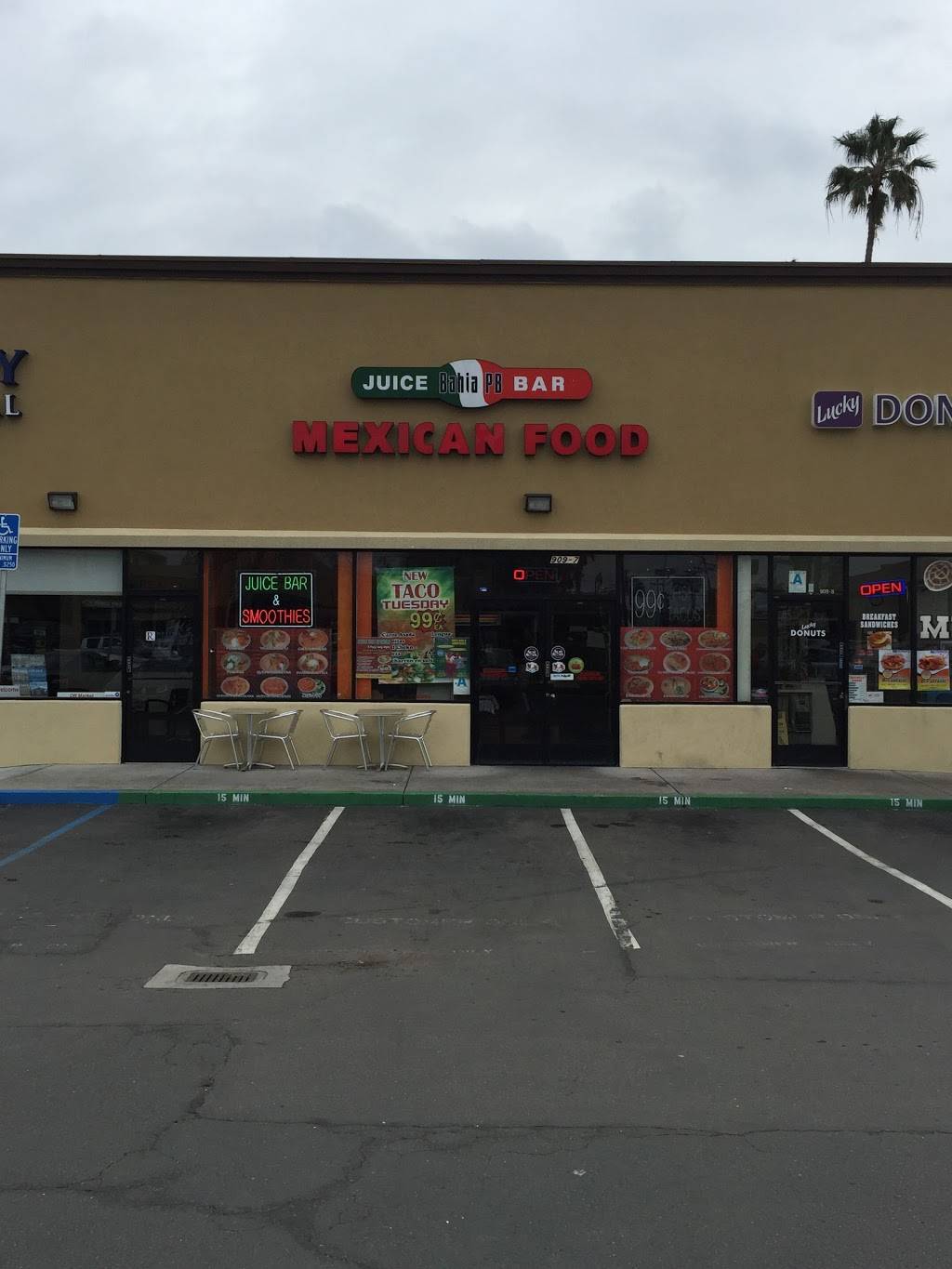 Bahia PB Mexican Grill And Juice Bar | restaurant | 909 Grand Ave #7, San Diego, CA 92109, USA | 8585810670 OR +1 858-581-0670