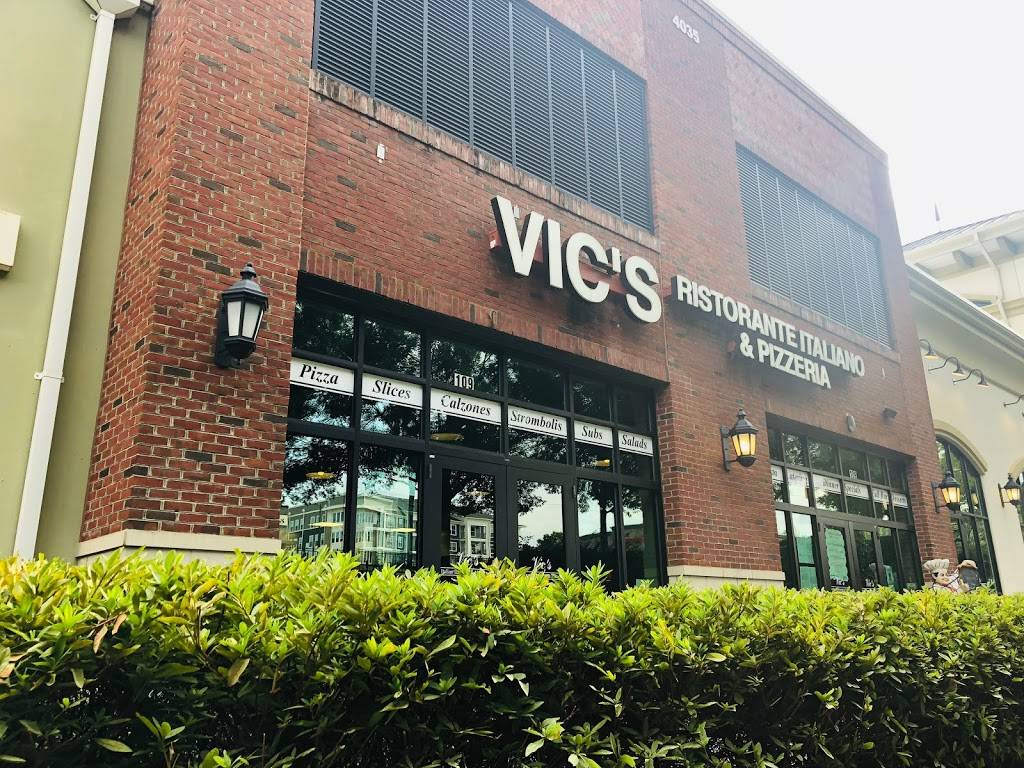 Vics Italian Restaurant & Pizzeria | restaurant | 4035 Lake Boone Trail #109, Raleigh, NC 27607, USA | 9842009292 OR +1 984-200-9292