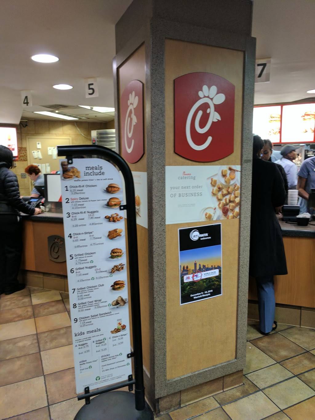 Chick-fil-A | restaurant | 225 Peachtree St NE # B-40, Atlanta, GA 30303, USA | 4045774194 OR +1 404-577-4194