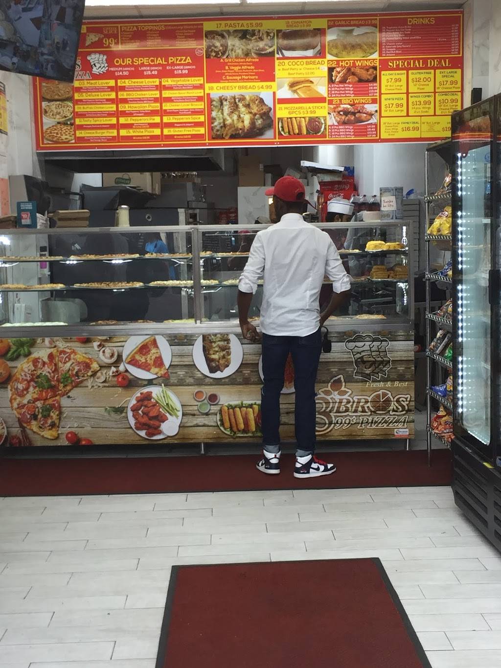 3 Bros 99 Cent Pizza | restaurant | 5 W Fordham Rd, Bronx, NY 10468, USA | 3474496761 OR +1 347-449-6761