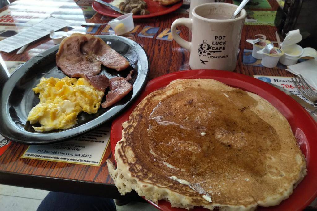 Pot Luck Cafe | cafe | 117 N Midland Ave, Monroe, GA 30655, USA | 7702678229 OR +1 770-267-8229