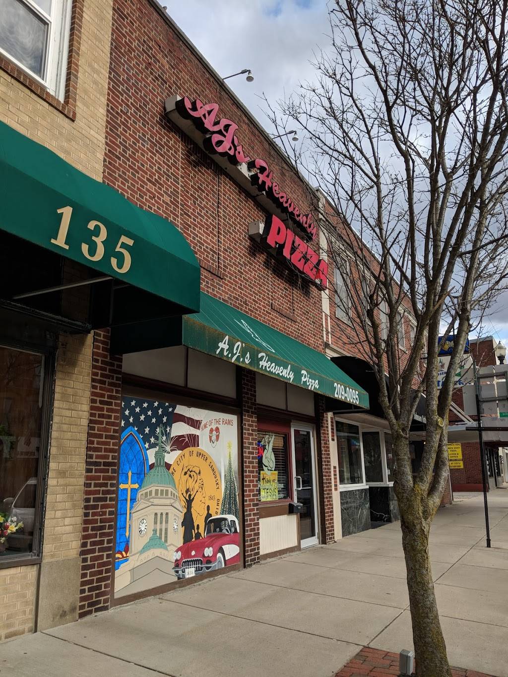 A.J.s Heavenly Pizza | restaurant | 131 N Sandusky Ave, Upper Sandusky, OH 43351, USA | 4192090095 OR +1 419-209-0095