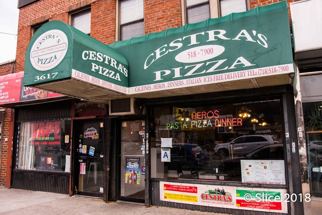 Cestras Pizza | restaurant | 3617 E Tremont Ave, Bronx, NY 10465, USA | 7185187900 OR +1 718-518-7900