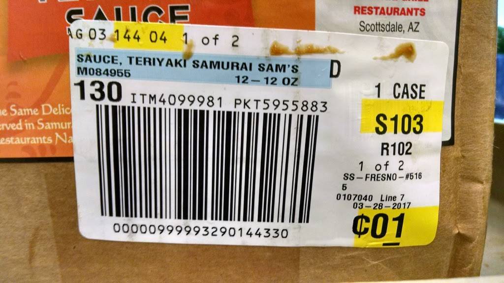Samurai Sams | restaurant | 585 W Nees Ave Ste 123, Fresno, CA 93711, USA | 5594316367 OR +1 559-431-6367