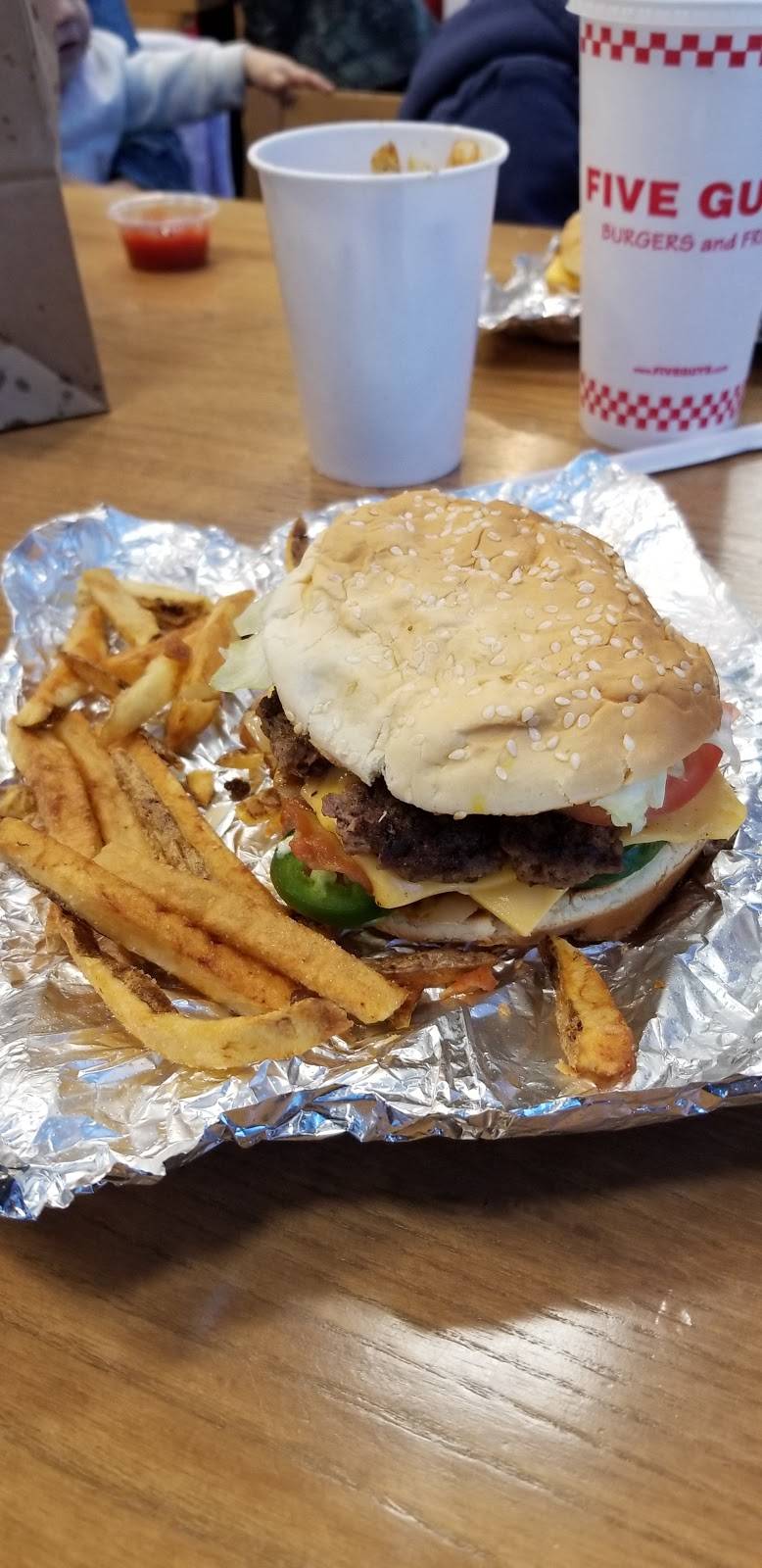 Five Guys | meal takeaway | 8201 E Northfield Blvd, Denver, CO 80238, USA | 3033713483 OR +1 303-371-3483