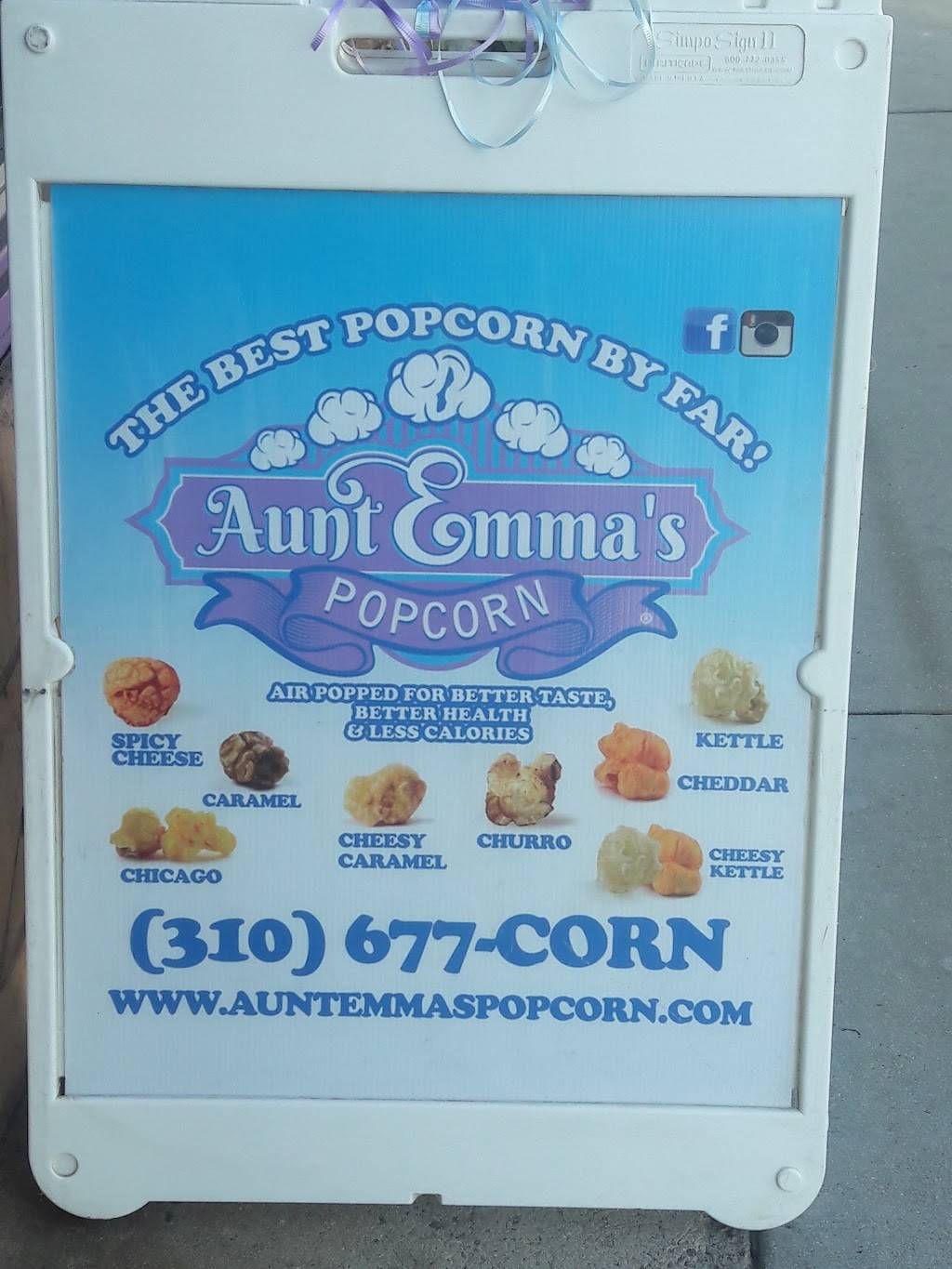 Aunt Emmas Popcorn | restaurant | 307 E Hillcrest Blvd, Inglewood, CA 90301, USA | 3106772676 OR +1 310-677-2676