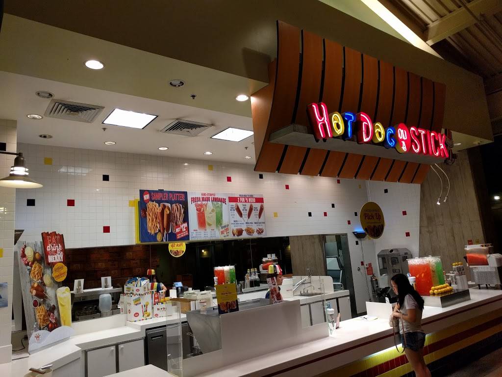 Hot Dog on a Stick | restaurant | 12434 S Mainstreet, Rancho Cucamonga, CA 91739, USA | 9098991446 OR +1 909-899-1446