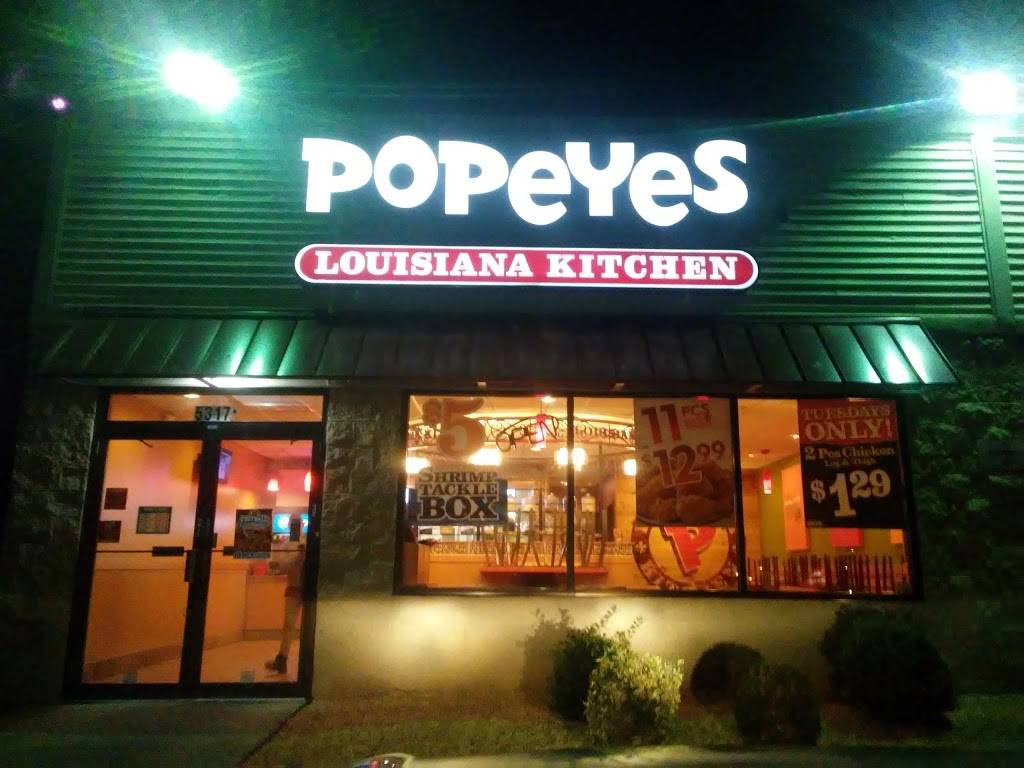 Popeyes Louisiana Kitchen | restaurant | 5317 Governor Ritchie Hwy, Brooklyn Park, MD 21225, USA | 4107892264 OR +1 410-789-2264