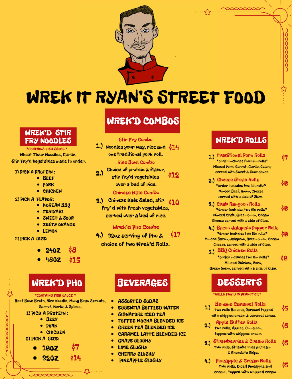 Wrek It Ryans Street Food | restaurant | 201 W 2nd St, Reno, NV 89501, USA | 7752541300 OR +1 775-254-1300