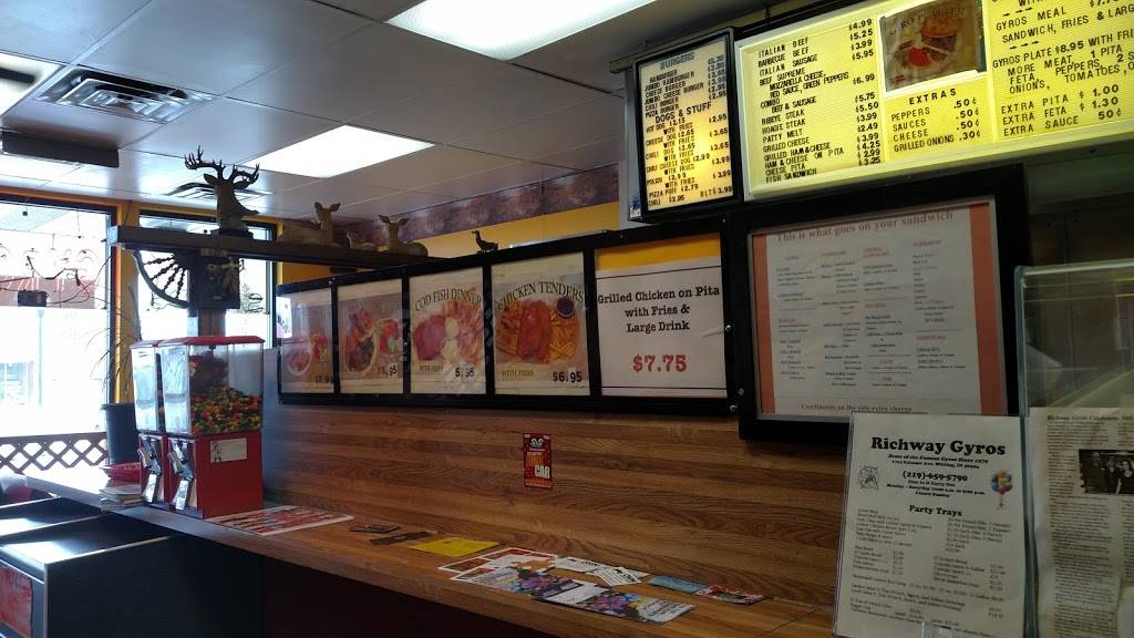 Richway Gyros | restaurant | 1714 Calumet Ave, Whiting, IN 46394, USA | 2196595790 OR +1 219-659-5790
