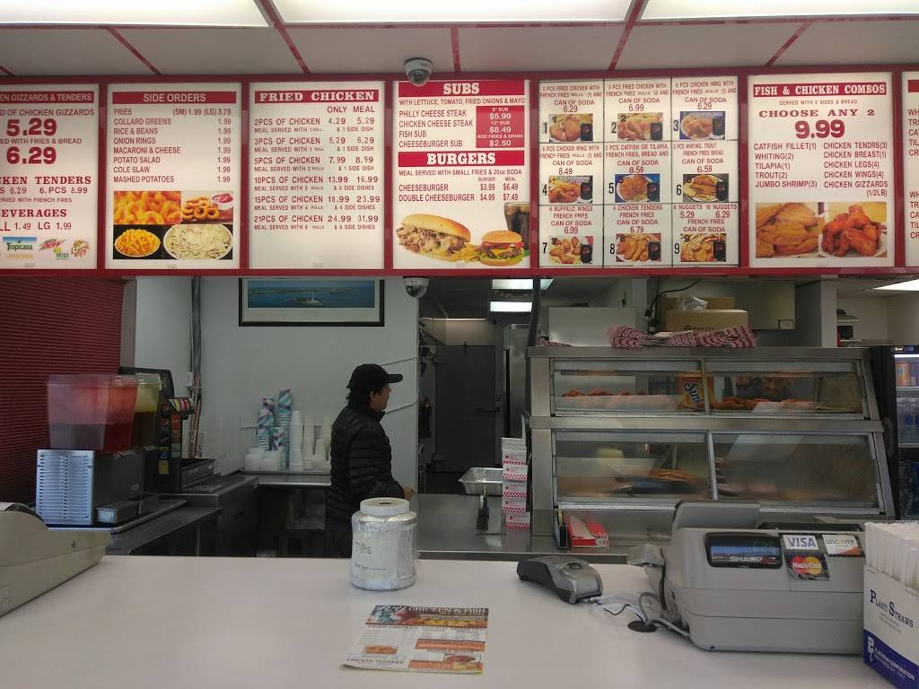 Ny Chicken & Fish | restaurant | 6501 Landover Rd, Cheverly, MD 20785, USA | 3013221554 OR +1 301-322-1554