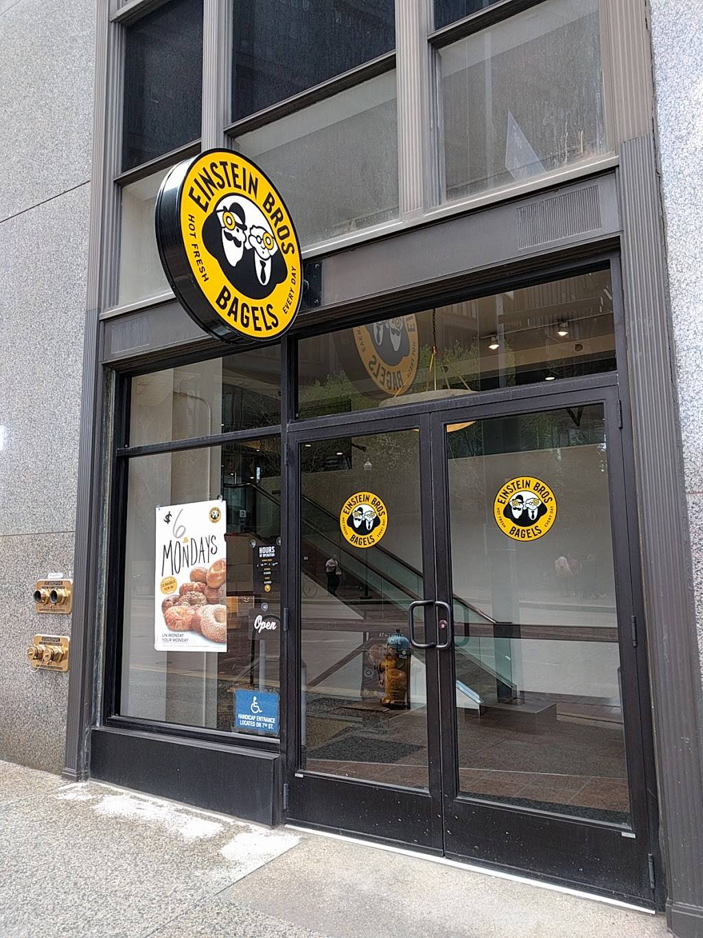 Einstein Bros. Bagels | bakery | 436 Seventh Ave, Pittsburgh, PA 15219, USA | 4129041491 OR +1 412-904-1491